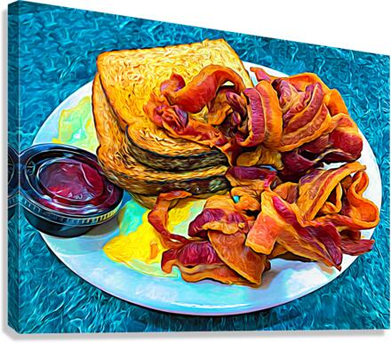 Bacon and Eggs Abstract
