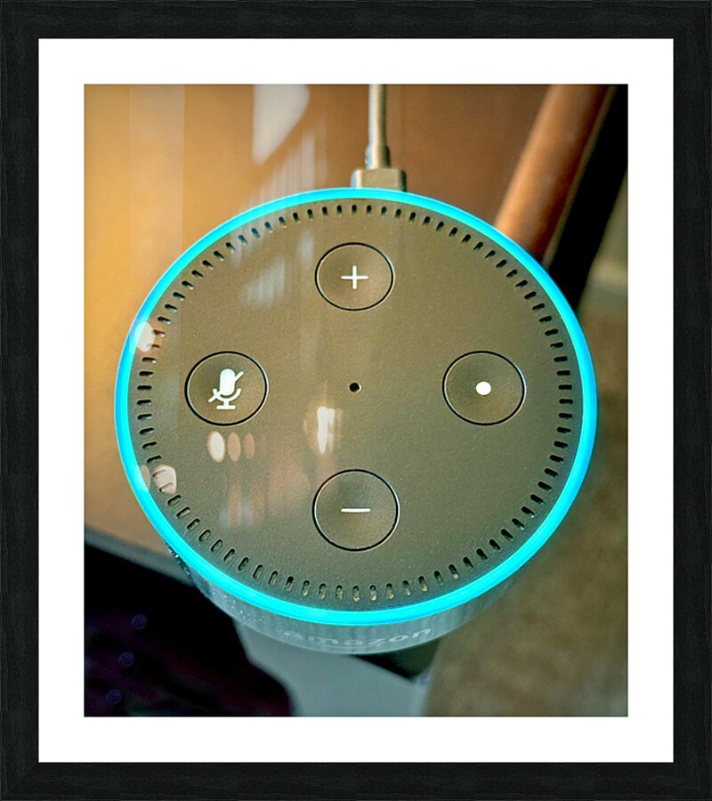 Gadget Smart Speaker Device Picture Frame print