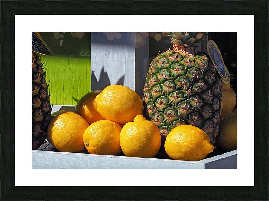 Lemons and Pineapples Picture Frame print