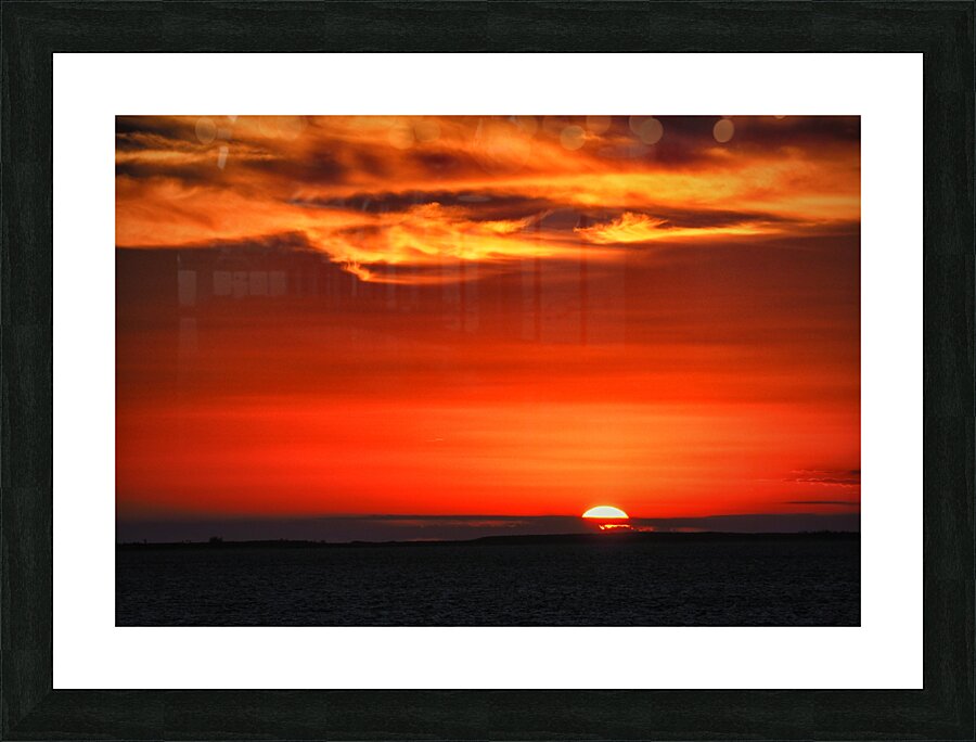 Coco Cay Bahamas Sunset Picture Frame print