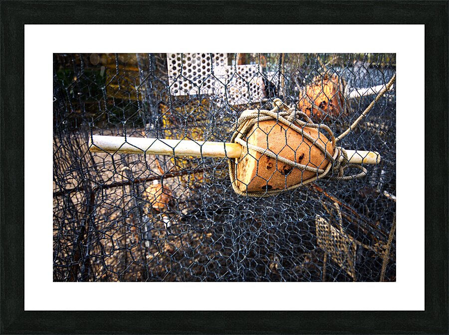 Crab Pot Float Picture Frame print