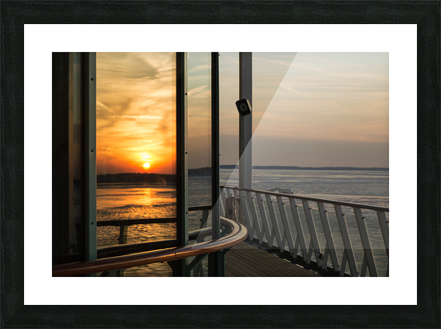 Chesapeake Sunset Reflections Picture Frame print