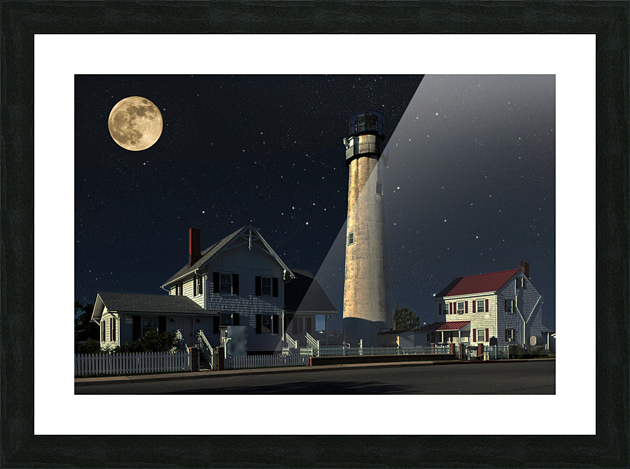 Night Light Picture Frame print