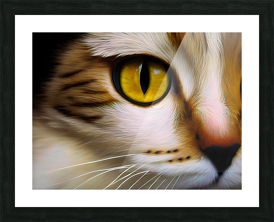 Cats Eye Picture Frame print