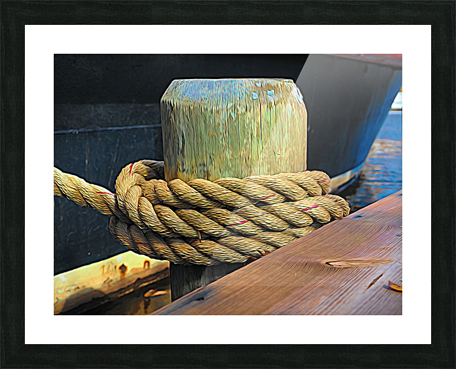 Holding Tight Expressionism Picture Frame print