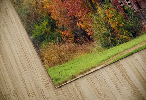Decaying Red Barn Bill Swartwout Photography puzzle