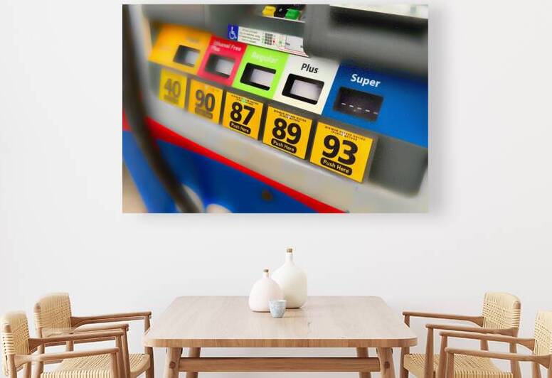 Gas Pump Fuel Selections by Bill Swartwout Photography