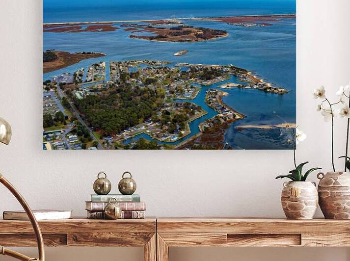 Indian River Inlet Bridge and Masseys Landing by Bill Swartwout Photography