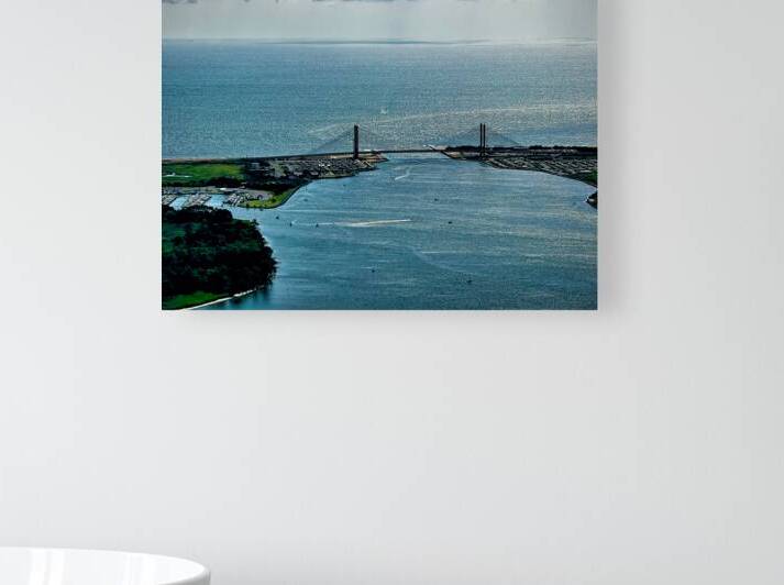 Sparkling Atlantic Ocean and Indian River Inlet by Bill Swartwout Photography