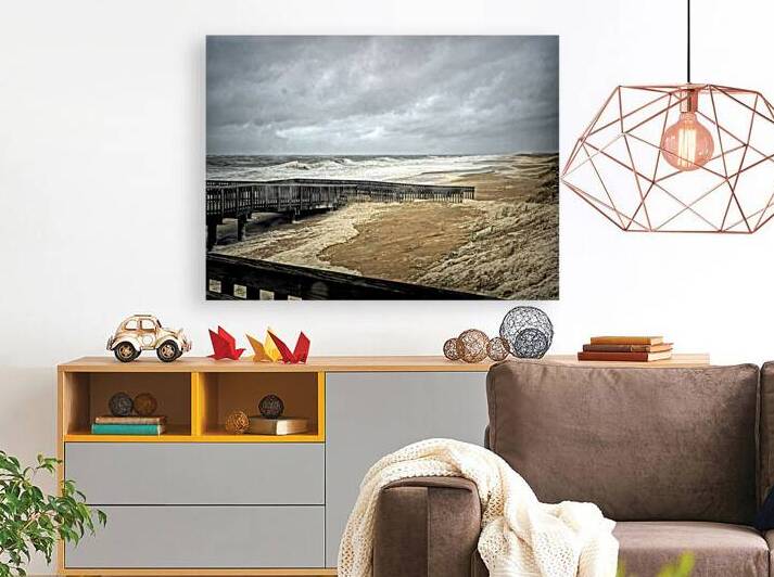 IRI Bridge Beach Fence by Bill Swartwout Photography