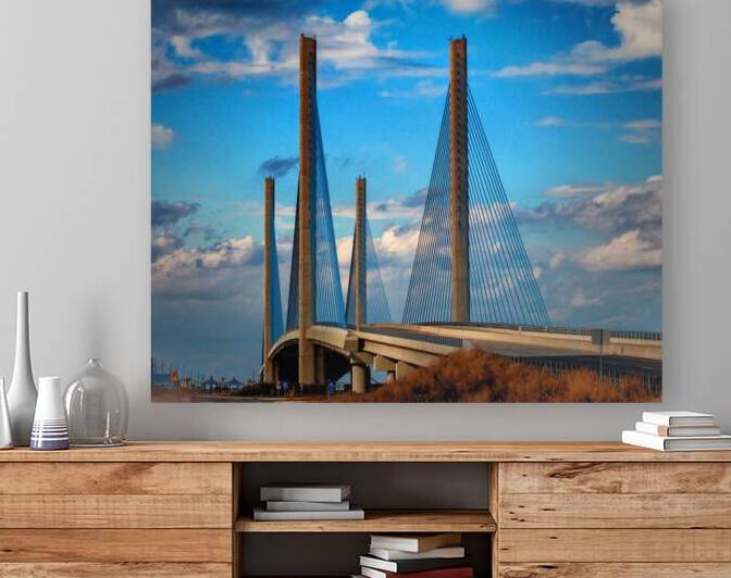 Indian River Bridge South Approach by Bill Swartwout Photography