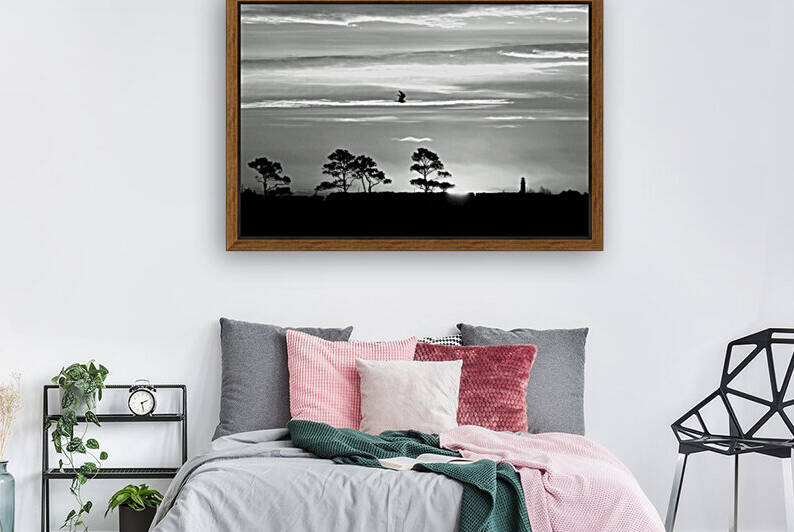 Sunrise over Fenwick Island in Black and White by Bill Swartwout Photography