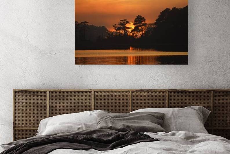 Assawoman Sunset near Ocean City by Bill Swartwout Photography