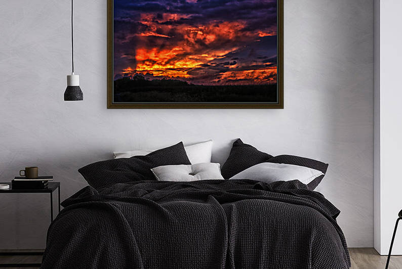 Fire in the Sky over Georgetown DE by Bill Swartwout Photography
