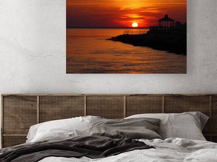 Sunset Over Indian River Inlet and Bay by Bill Swartwout Photography