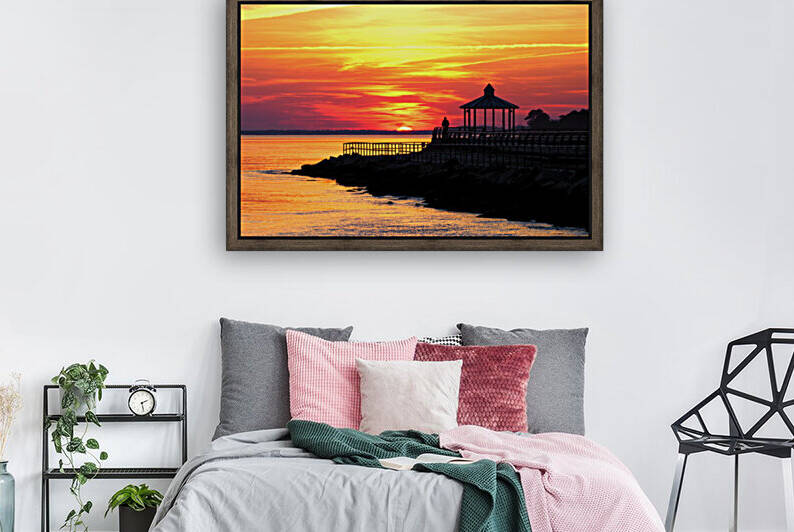 Sunset Over Indian River Bay by Bill Swartwout Photography