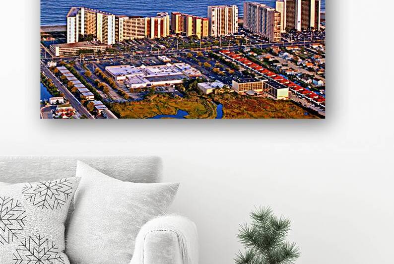 Condo Row Sea Watch to Golden Sands Aerial by Bill Swartwout Photography