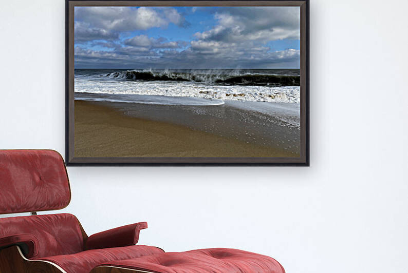 Atlantic Waves on the Fenwick Island Beach by Bill Swartwout Photography