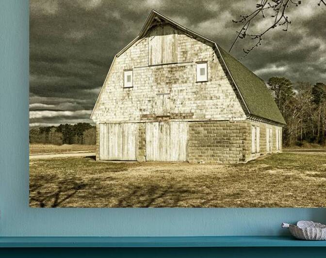 Old Barn in Sussex County Goldtone by Bill Swartwout Photography