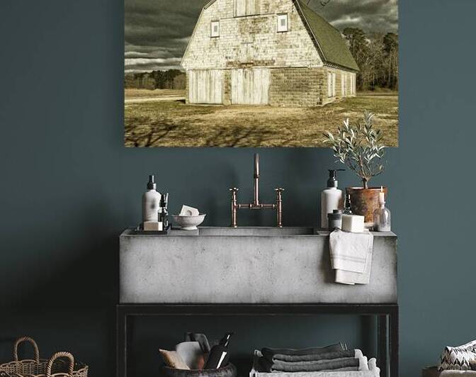 Old Barn in Sussex County in Goldtone by Bill Swartwout Photography