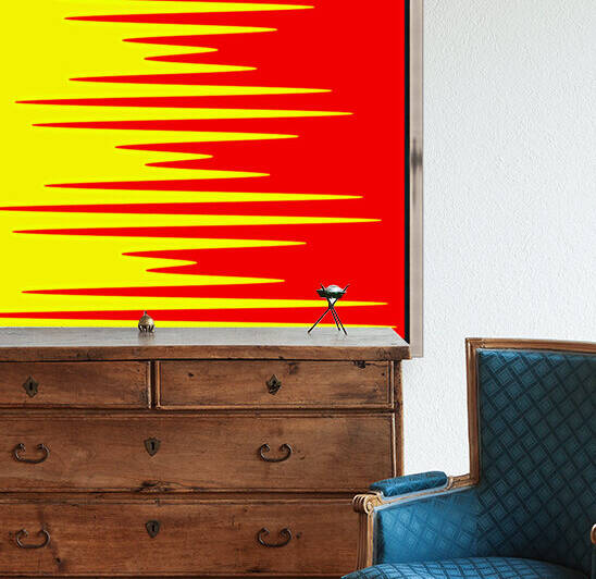 Red and Yellow Wave Back and Forth by Bill Swartwout Photography