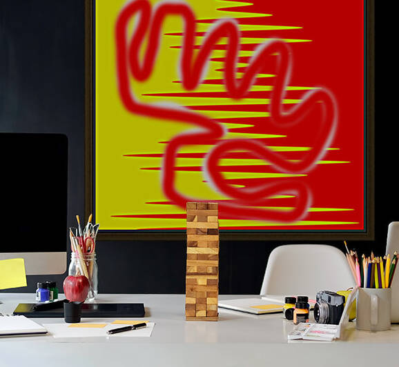 Free Hand in Freehand on Red and Yellow by Bill Swartwout Photography