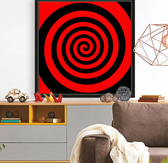 Spiral Red Black 3600 by Bill Swartwout Photography