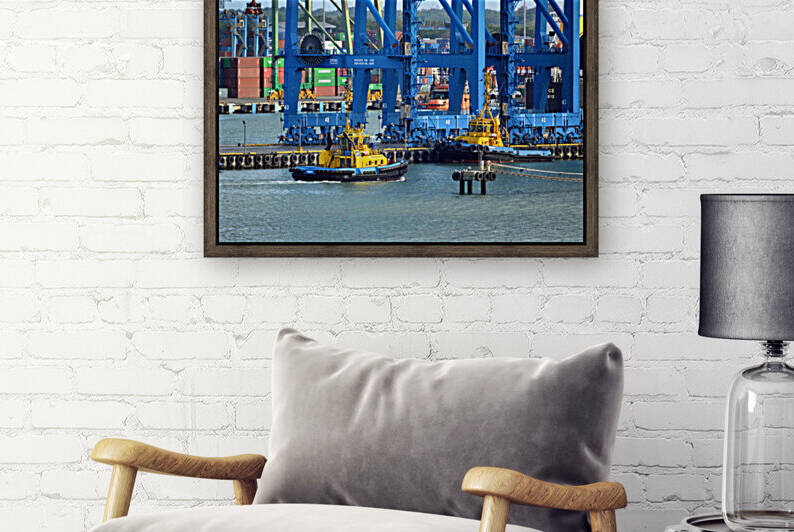 Panama Harbor Tugboats in Port by Bill Swartwout Photography