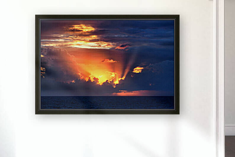 Caribbean Sunset Near Cozumel Mexico by Bill Swartwout Photography