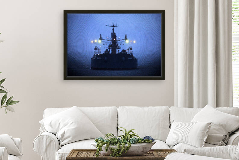 Ship Seaboss Ghost Ship on the Chesapeake by Bill Swartwout Photography