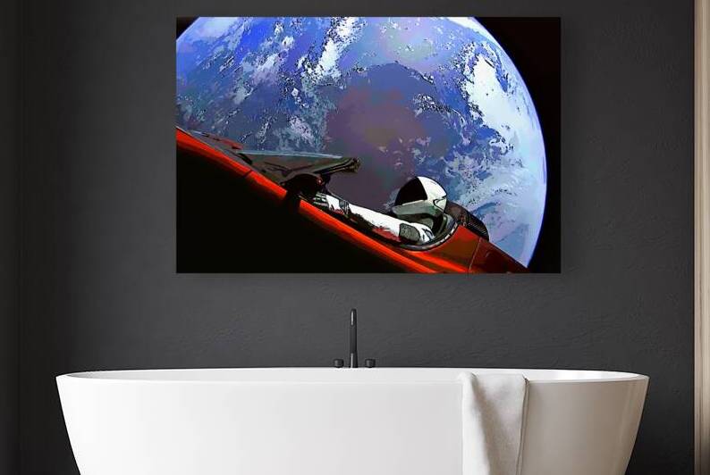 Star Man 4000 cartoon contrasty by Bill Swartwout Photography