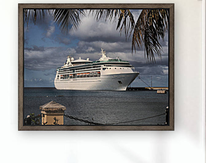 St. Croix Grandeur of the Seas Docked by Bill Swartwout Photography