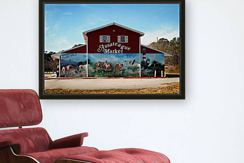 Assategue Market Building Pony Mural by Bill Swartwout Photography