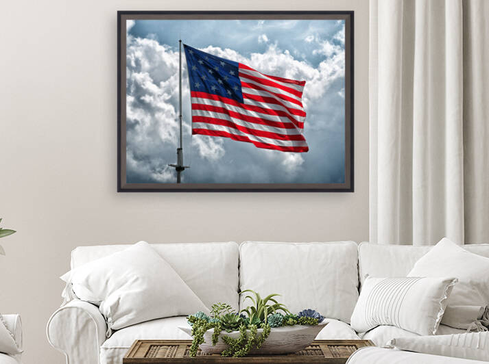 Garrison Flag Close Up Fort McHenry by Bill Swartwout Photography
