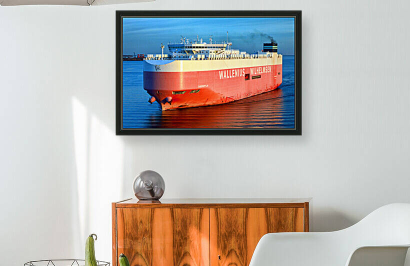 Wallenius Wilhelmsen Thermopylae in Baltimore Harbor by Bill Swartwout Photography