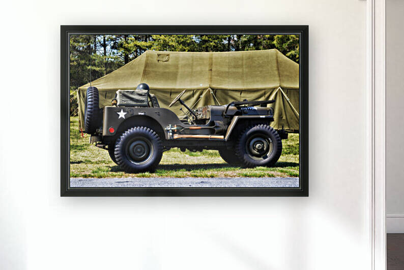 Jeep Restored Fort Miles Right 4165 by Bill Swartwout Photography
