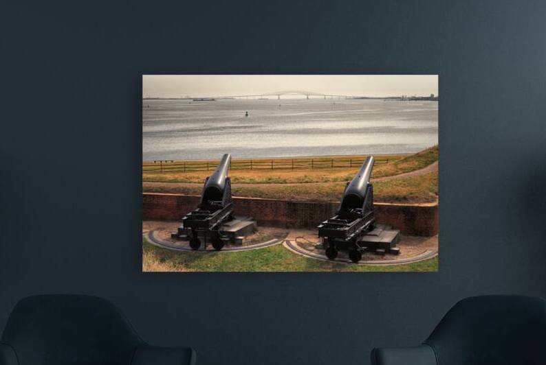 Rodman Cannons at Fort McHenry National Monument by Bill Swartwout Photography