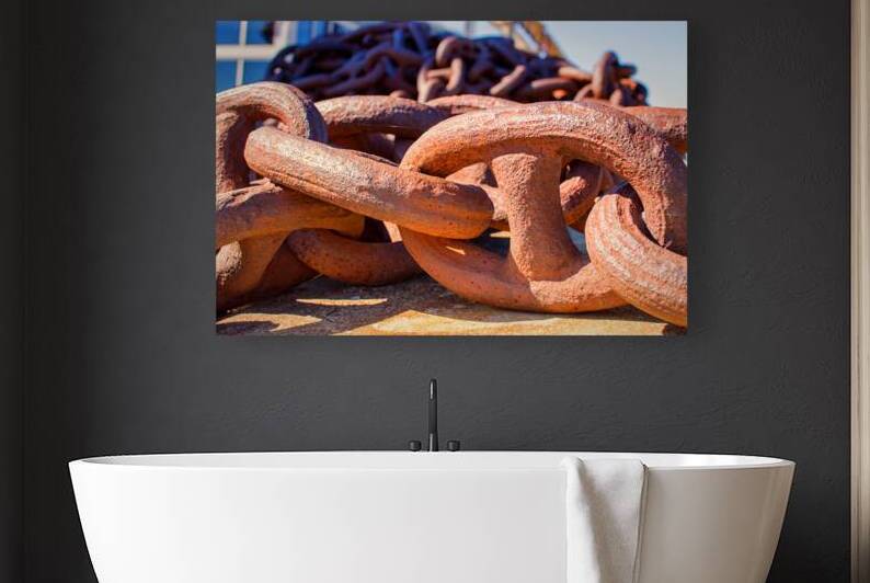 Baltimore Museum of Industry Anchor Chain by Bill Swartwout Photography