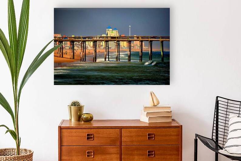 Ocean City Fishing Pier in January by Bill Swartwout Photography