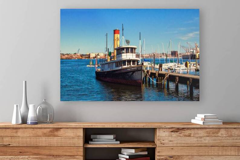 Tugboat Baltimore at Museum of Industry by Bill Swartwout Photography
