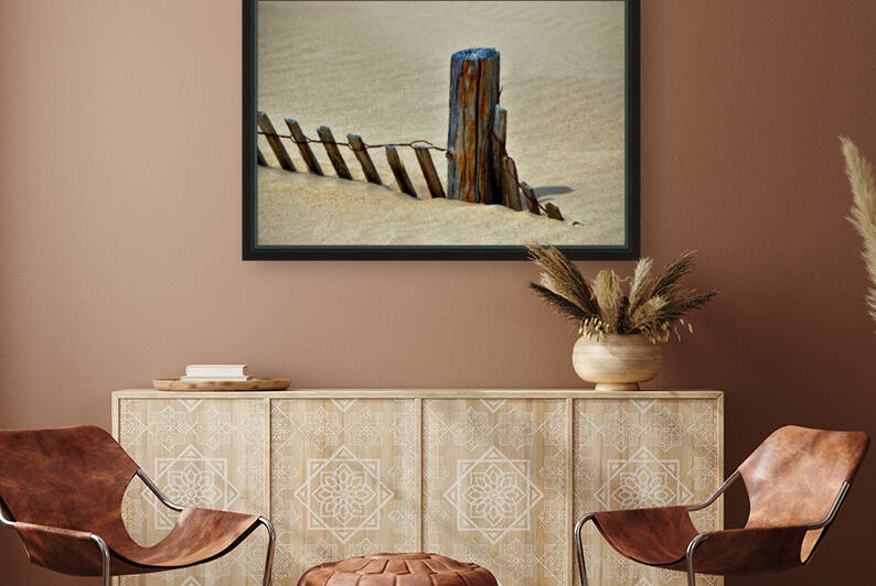 Fence Post at Whiskey Beach 3849 by Bill Swartwout Photography