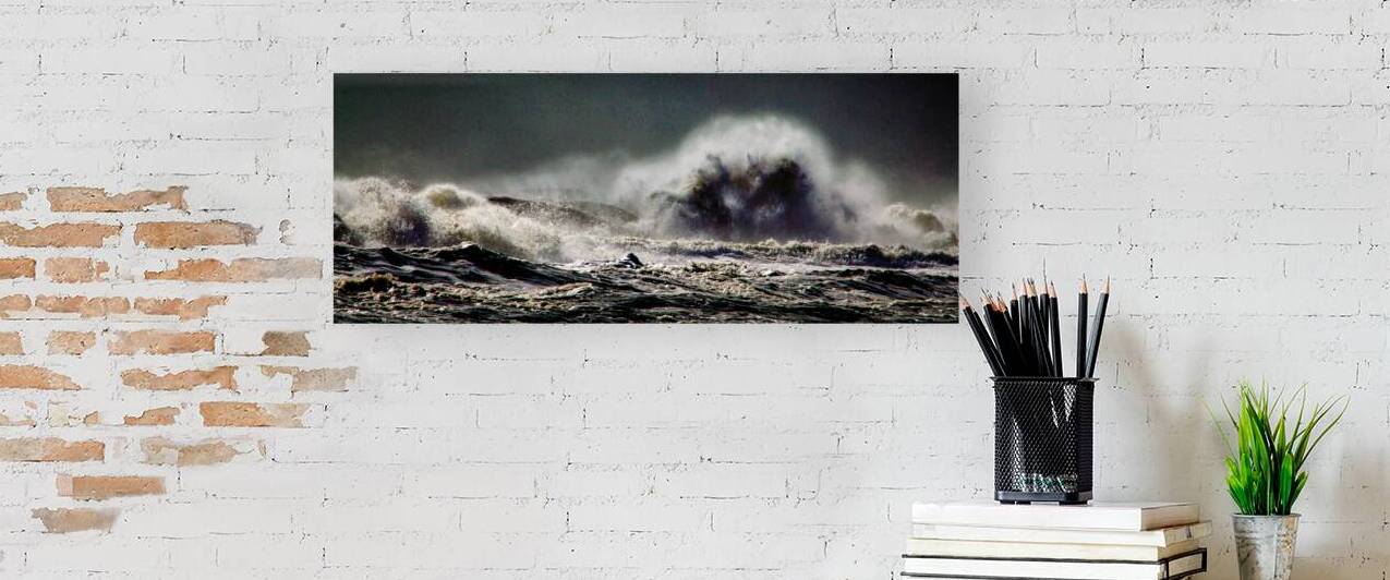 Beach Waves Monster Pano 2599 by Bill Swartwout Photography