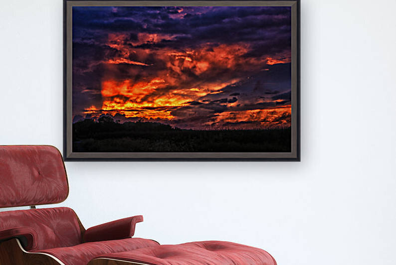 Fire in the Sky over Georgetown by Bill Swartwout Photography