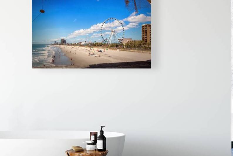 Myrtle Beach Boardwalk and Skywheel by Bill Swartwout Photography