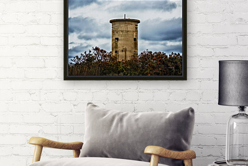 Fire Control Tower One in the Clouds by Bill Swartwout Photography