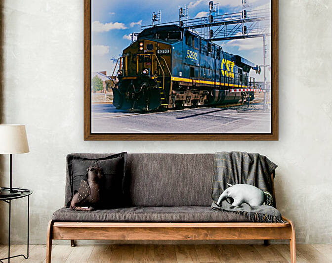 CSX 5292 Locomotive at Warner Street Crossing by Bill Swartwout Photography