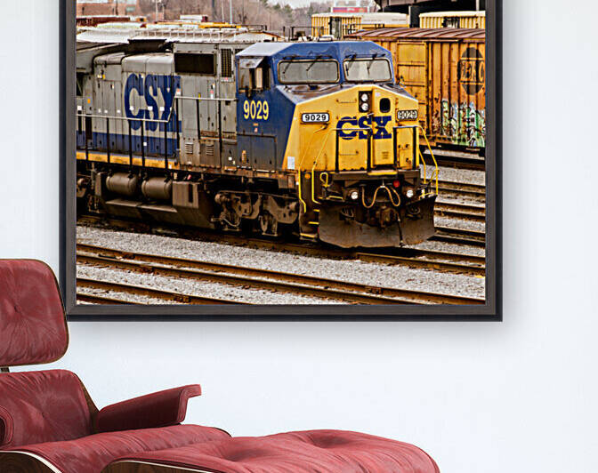 Dash-9 Locomotive CSX 9029 in Baltimore by Bill Swartwout Photography