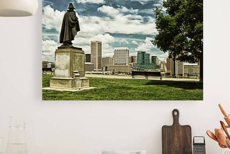 General Smith Overlooks Baltimore Harbor by Bill Swartwout Photography