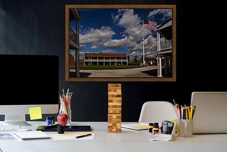 Fort McHenry Parade Ground Barracks by Bill Swartwout Photography