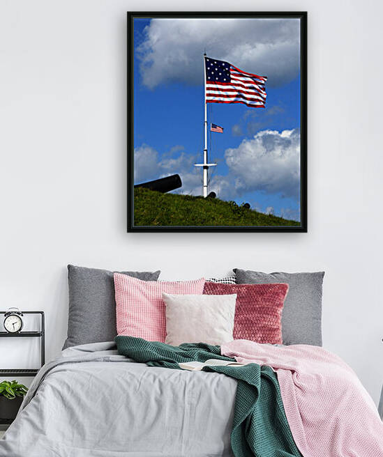 Two Flags over Fort McHenry by Bill Swartwout Photography